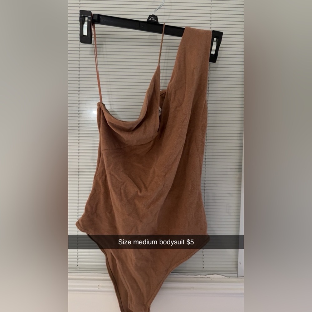 Women's Brown Bodysuit Top